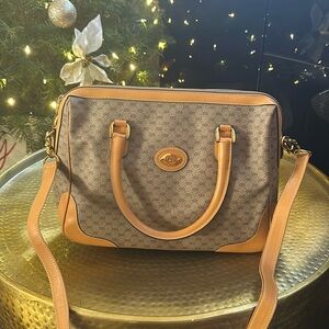 Gucci Micro GG Canvas and Leather Bag